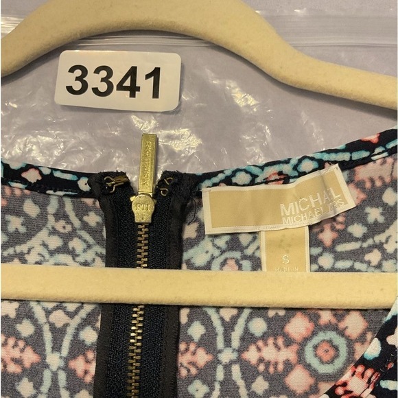 Michael Kors Size S‎ Stretch Short Dress Work Casual Travel Date Night Zipper - Picture 3 of 6